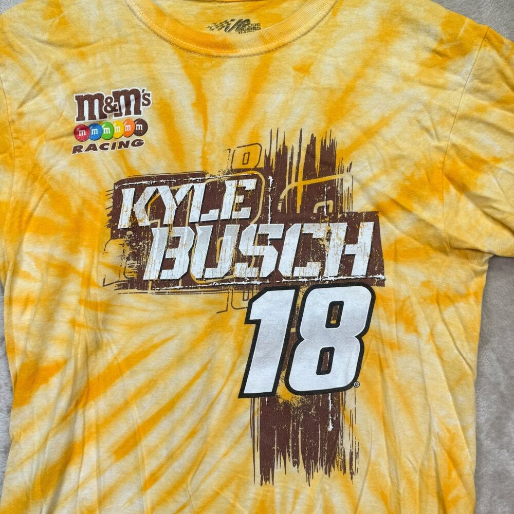 Kyle Busch M&M's #18 Joe Gibbs Racing T Shirt Nas… - image 3